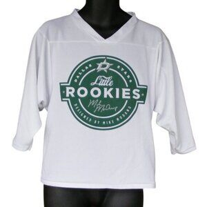 LITTLE ROOKIES Mike Modano Youth Hockey Jersey, S, White, Dallas Stars, Long slv